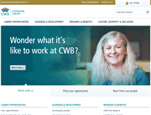 Tablet Screenshot of cwbcareers.com